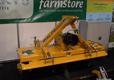 Of the farm machinery Farmstore brought, this one for tillage would also fit in the greenhouse.